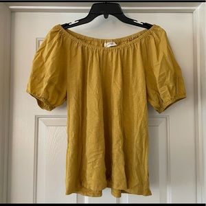 Off the shoulder blouse